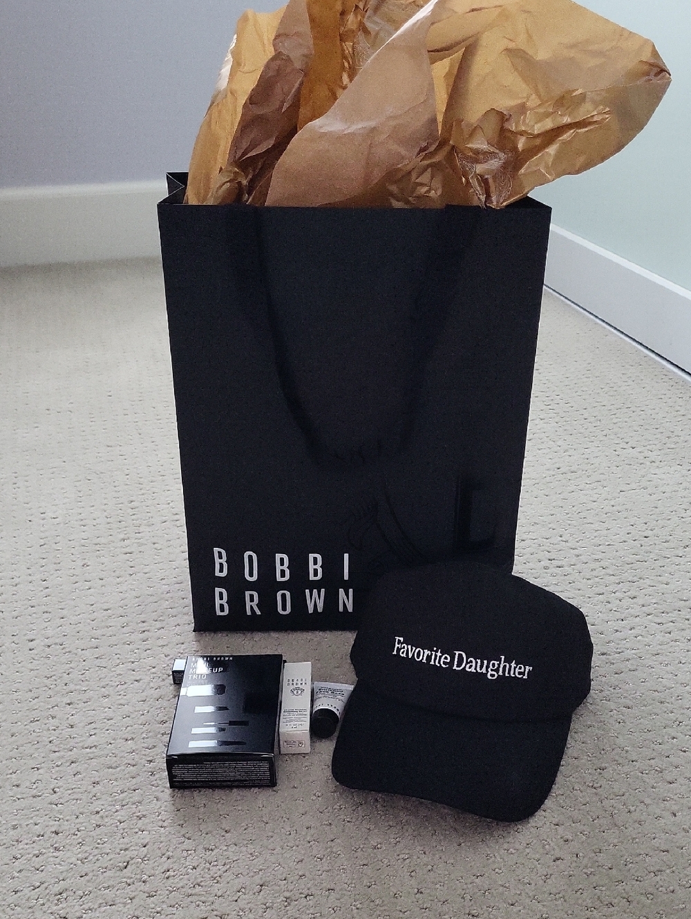 Favorite Daughter Black Baseball Cap And Bobbi Brown Cosmetics